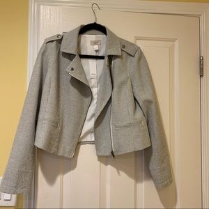 Loft (slightly) cropped moto jacket